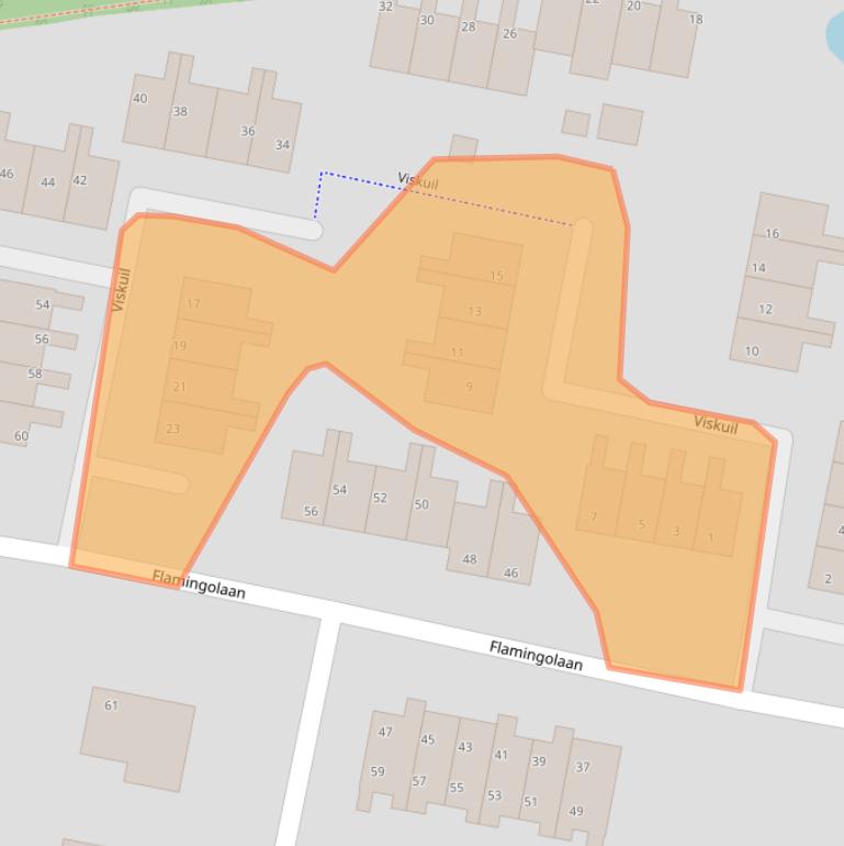 Kaart van postcodegebied 1619AS.