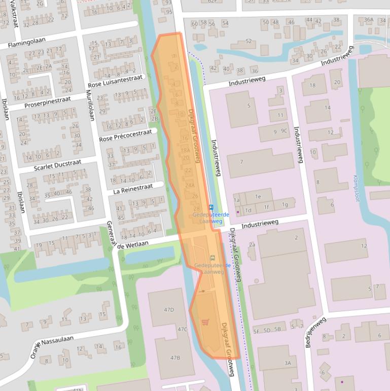 Kaart van postcodegebied 1619BV.