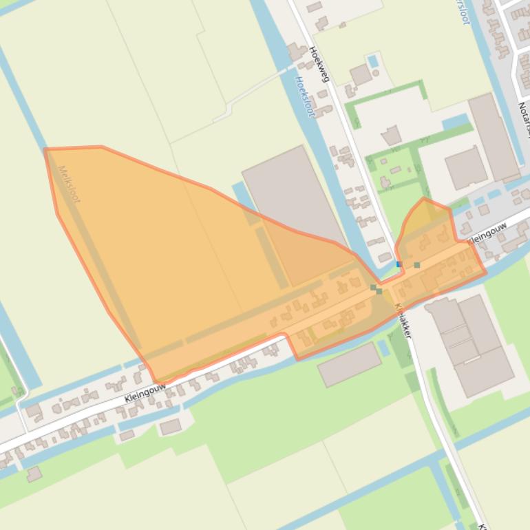 Kaart van postcodegebied 1619CD.