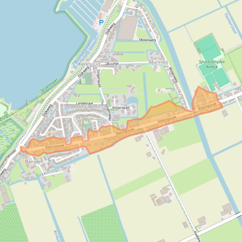 Kaart van postcodegebied 1619CJ.