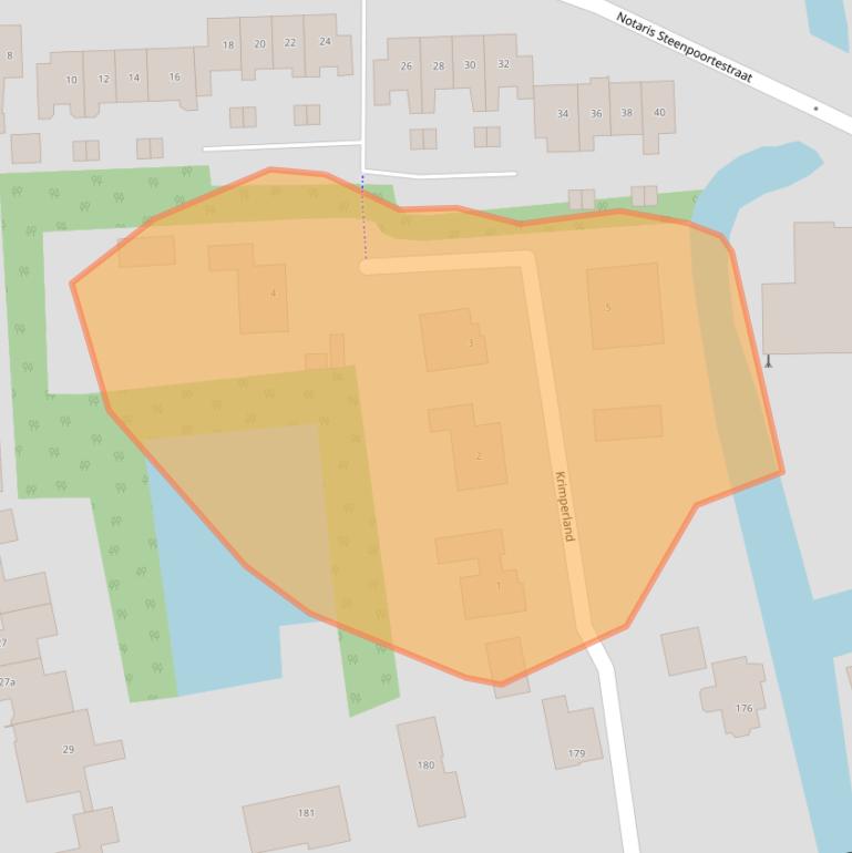 Kaart van postcodegebied 1619DJ.