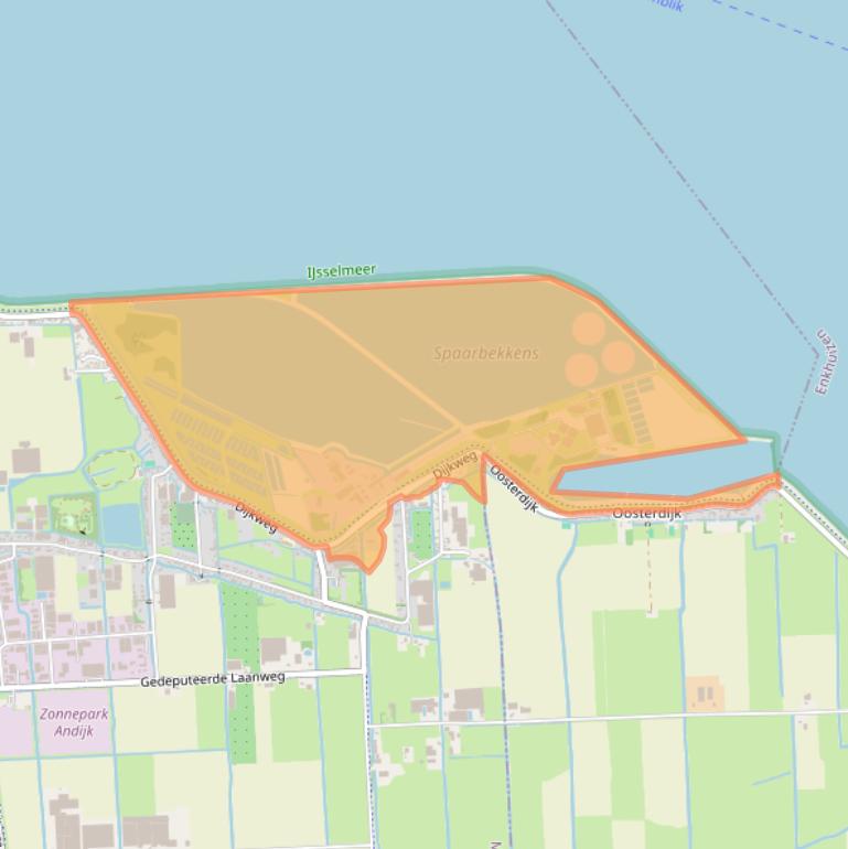 Kaart van postcodegebied 1619HA.