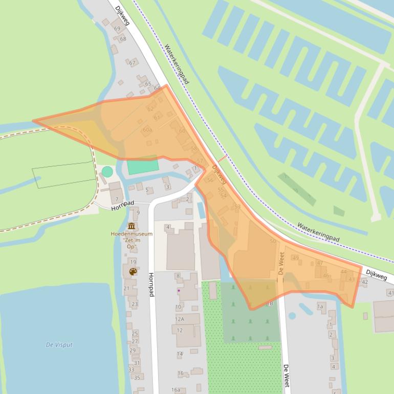 Kaart van postcodegebied 1619HC.