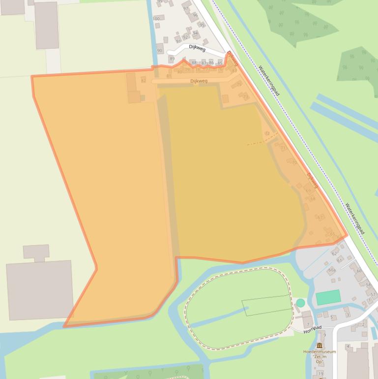 Kaart van postcodegebied 1619HD.