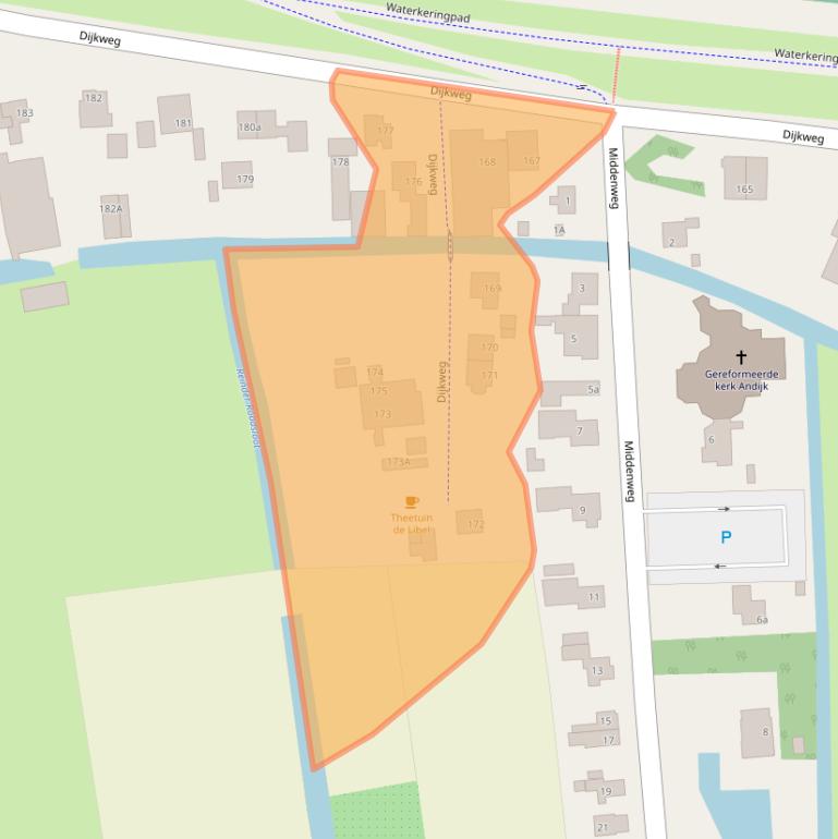 Kaart van postcodegebied 1619HK.