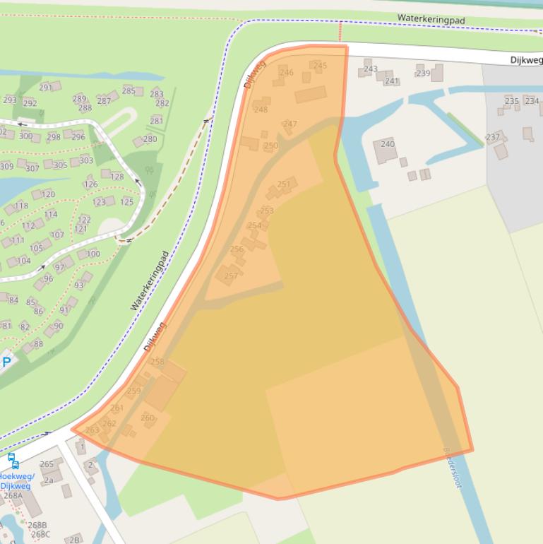 Kaart van postcodegebied 1619JD.