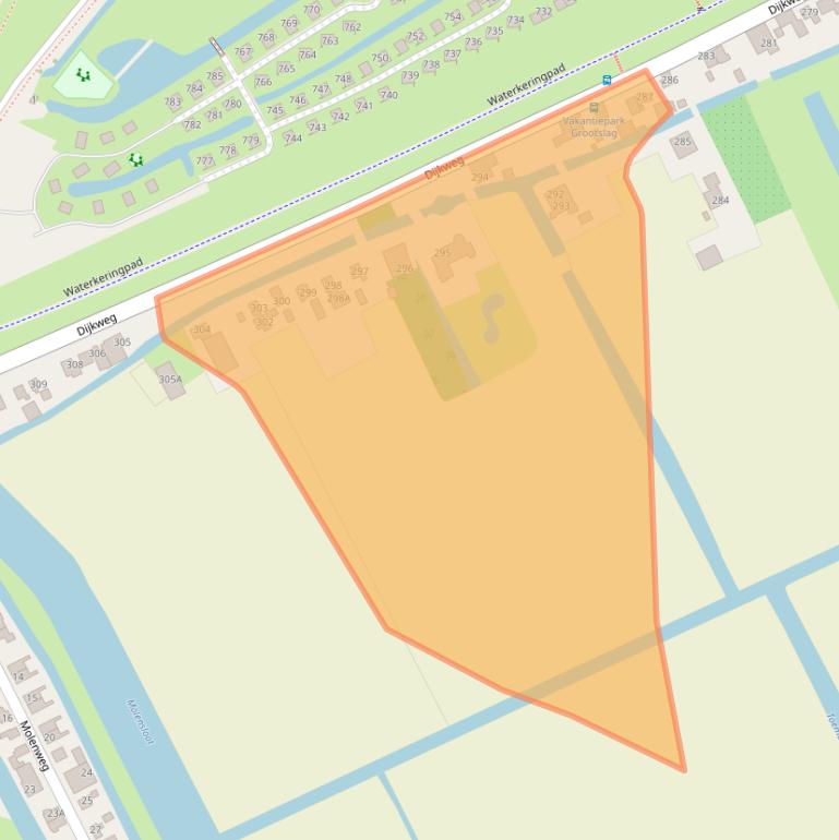 Kaart van postcodegebied 1619JG.