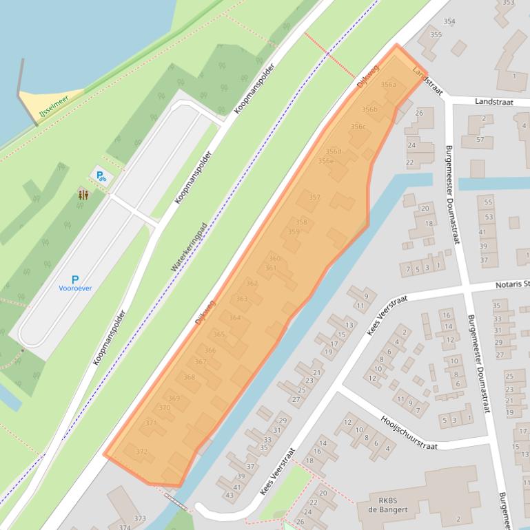 Kaart van postcodegebied 1619JL.