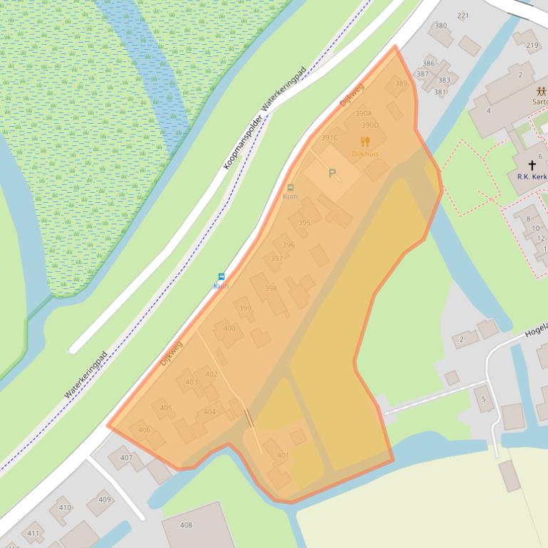 Kaart van postcodegebied 1619JN.