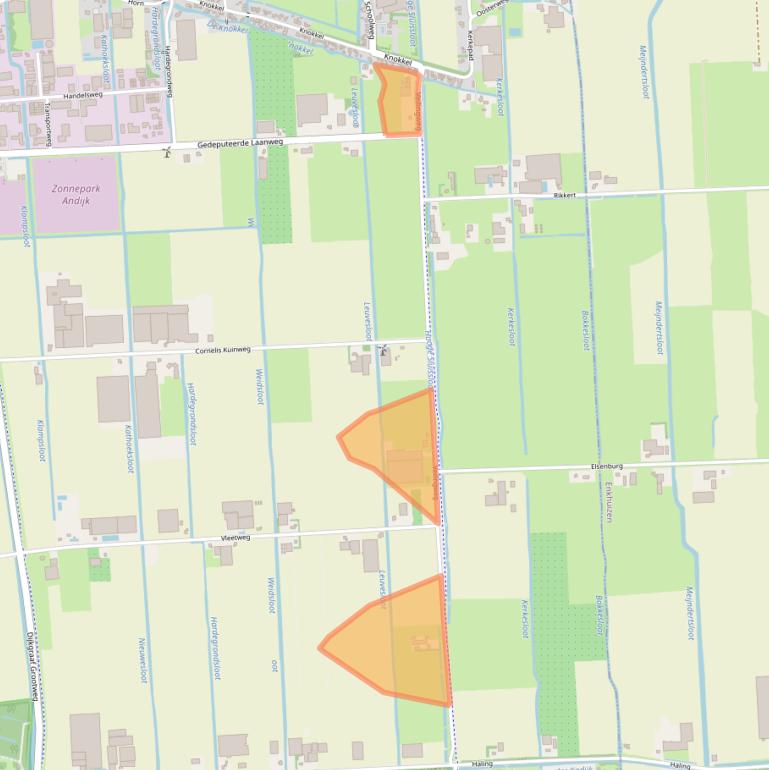 Kaart van postcodegebied 1619PA.