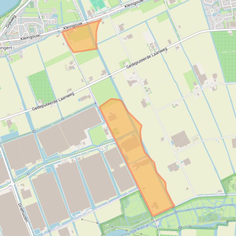 Kaart van postcodegebied 1619PJ.