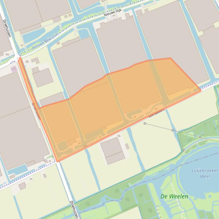 Kaart van postcodegebied 1619PL.