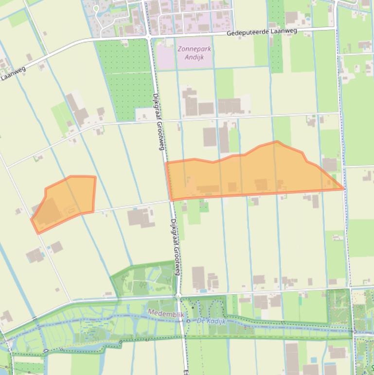Kaart van postcodegebied 1619PP.