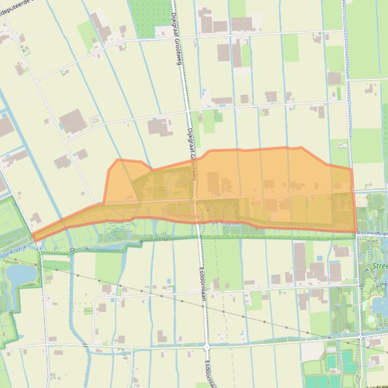 Kaart van postcodegebied 1619PS.