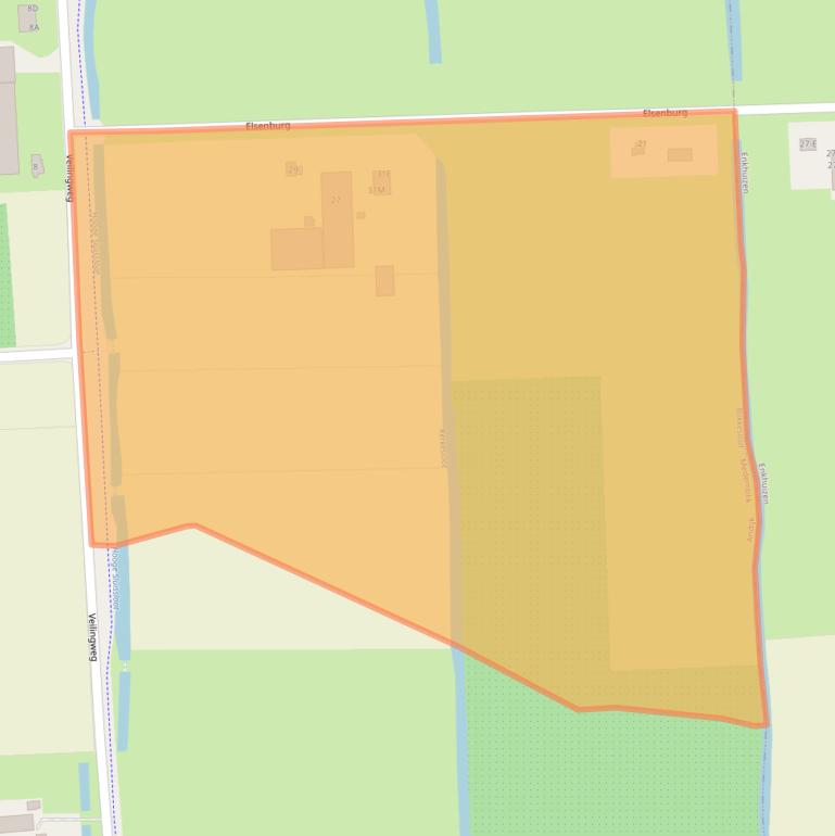 Kaart van postcodegebied 1619PZ.