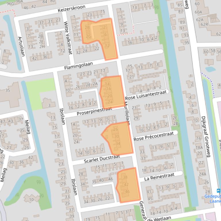 Kaart van postcodegebied 1619VB.