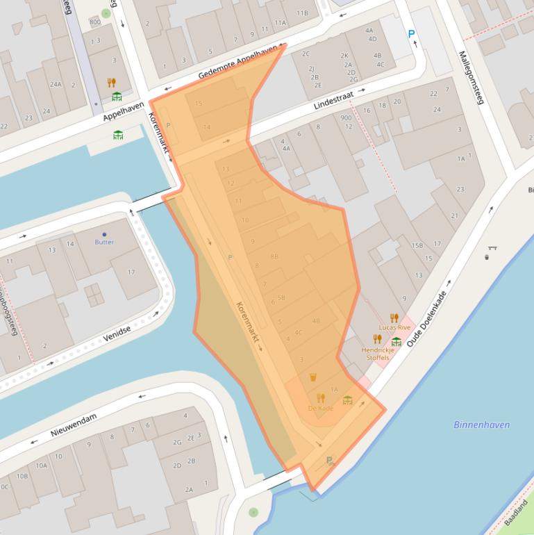 Kaart van postcodegebied 1621BG.