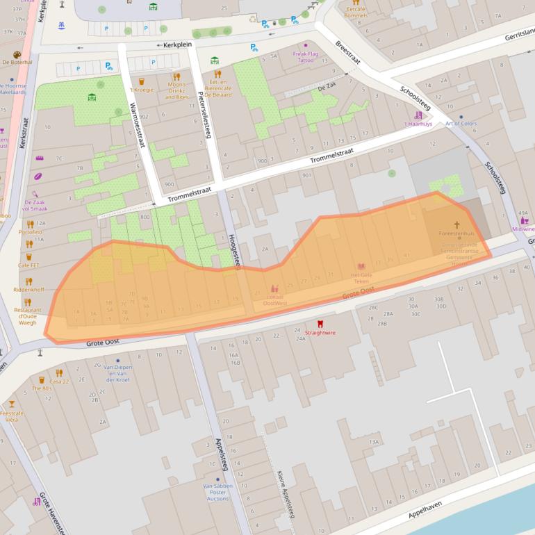 Kaart van postcodegebied 1621BR.