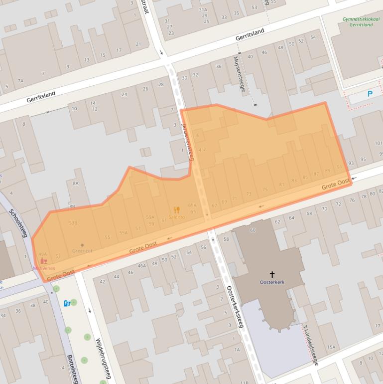 Kaart van postcodegebied 1621BS.
