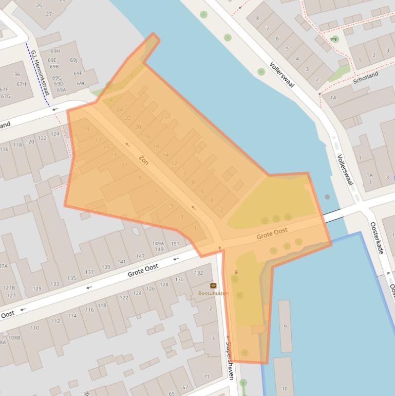 Kaart van postcodegebied 1621CA.