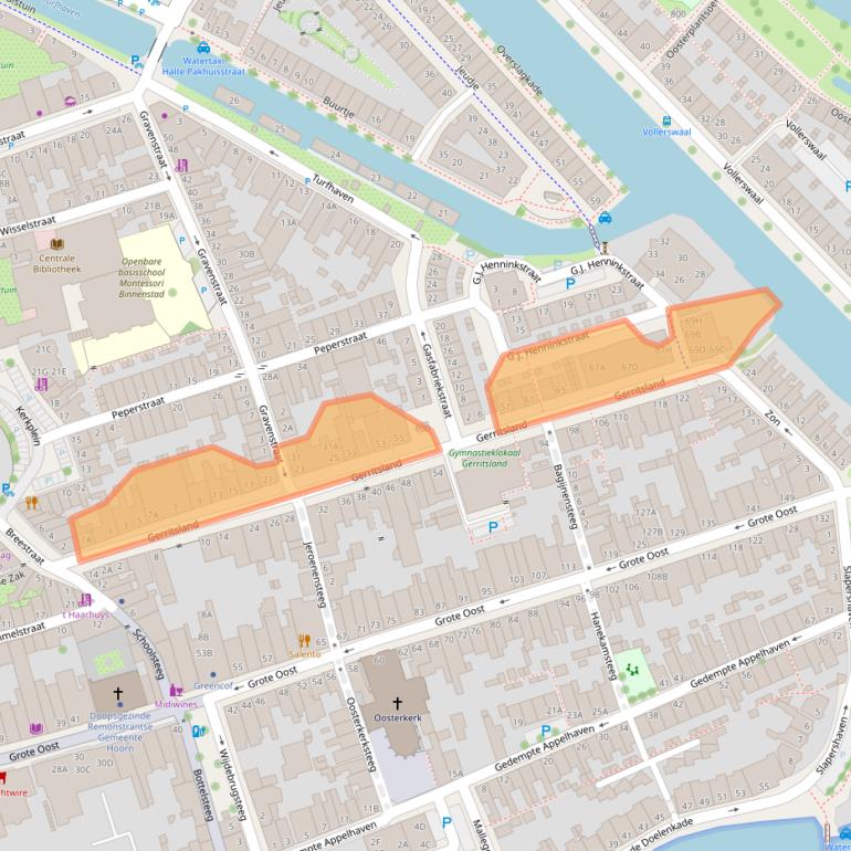 Kaart van postcodegebied 1621CB.