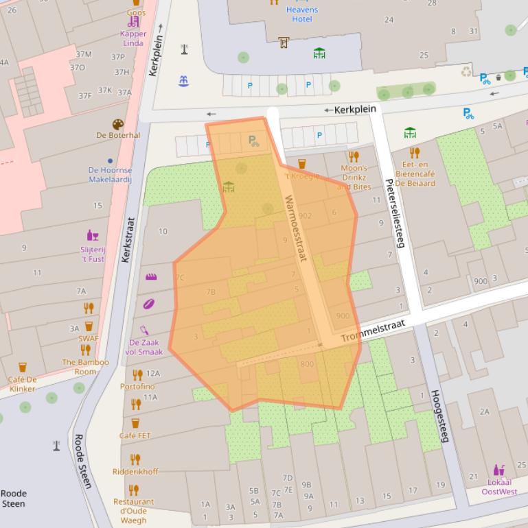 Kaart van postcodegebied 1621CL.