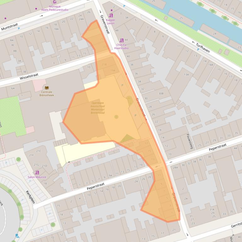 Kaart van postcodegebied 1621CR.