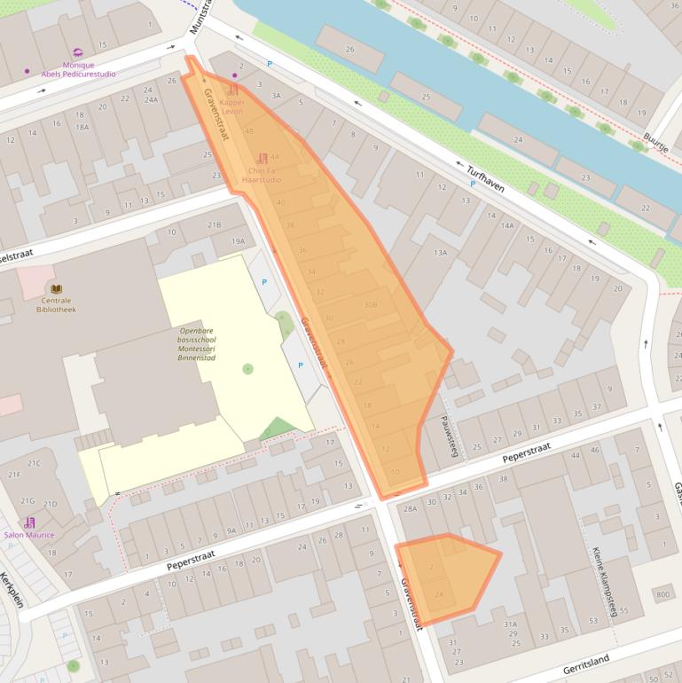 Kaart van postcodegebied 1621CS.