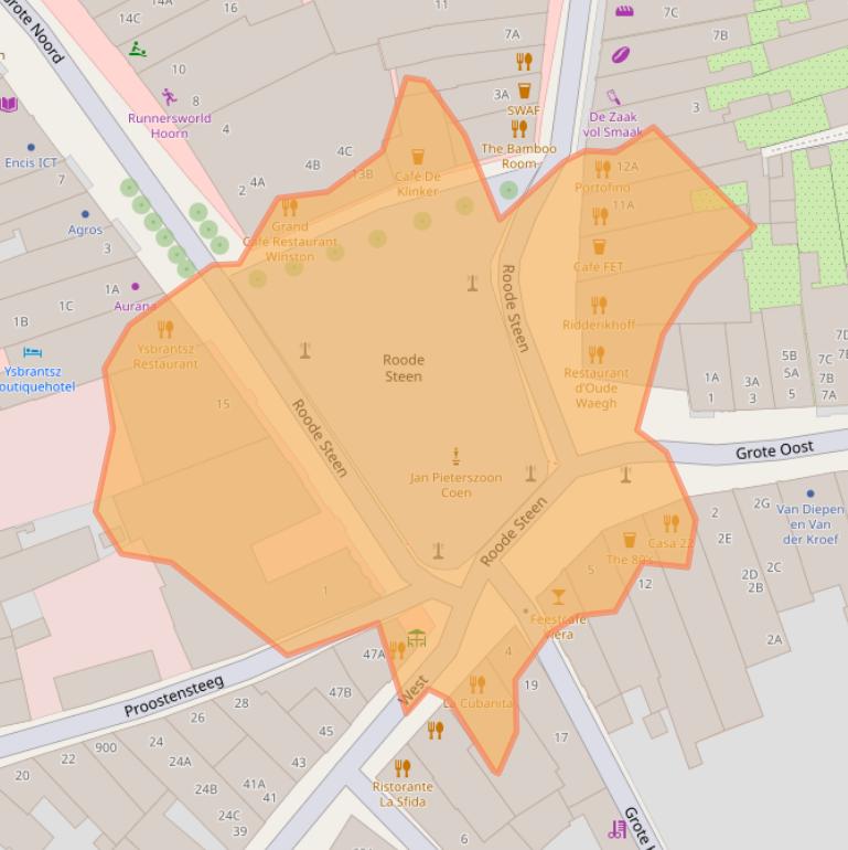 Kaart van postcodegebied 1621CV.