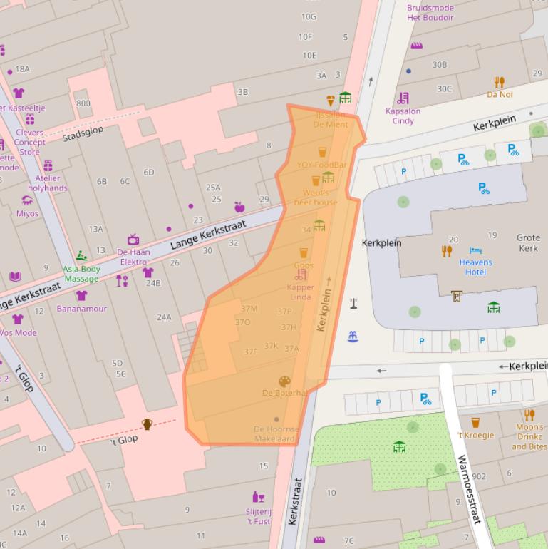 Kaart van postcodegebied 1621CZ.