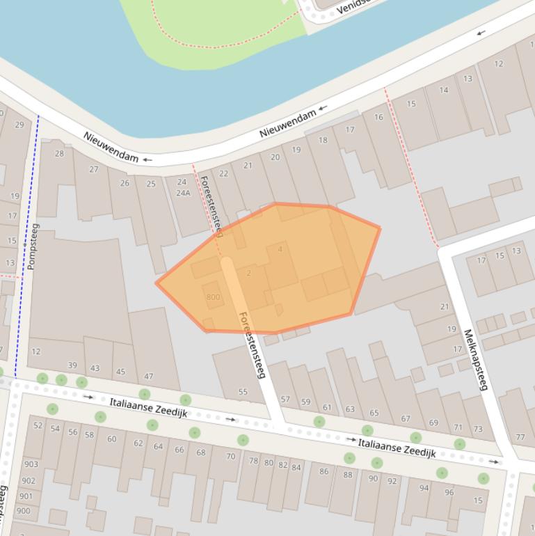 Kaart van postcodegebied 1621DC.