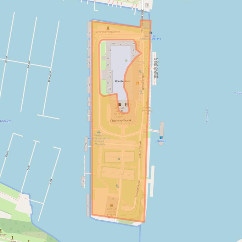 Kaart van postcodegebied 1621DE.