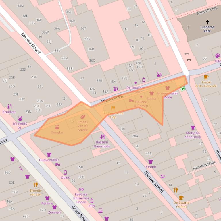 Kaart van postcodegebied 1621ED.