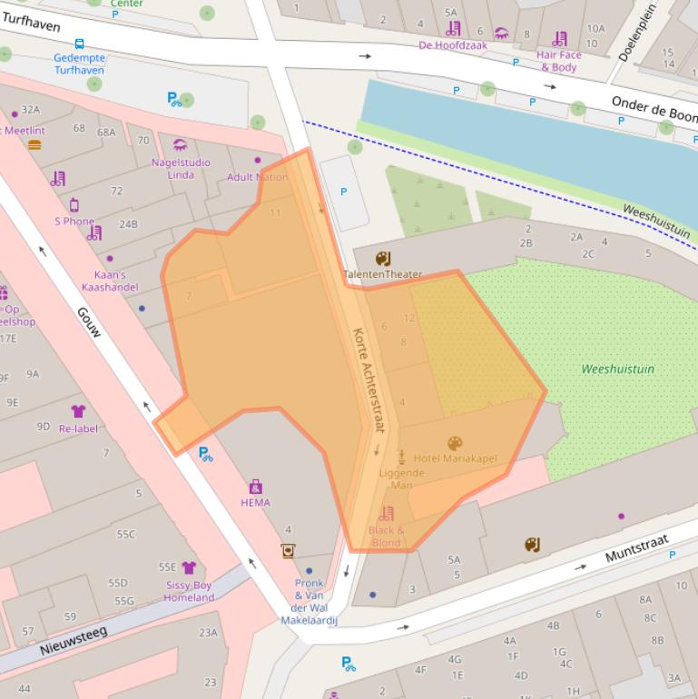 Kaart van postcodegebied 1621GA.