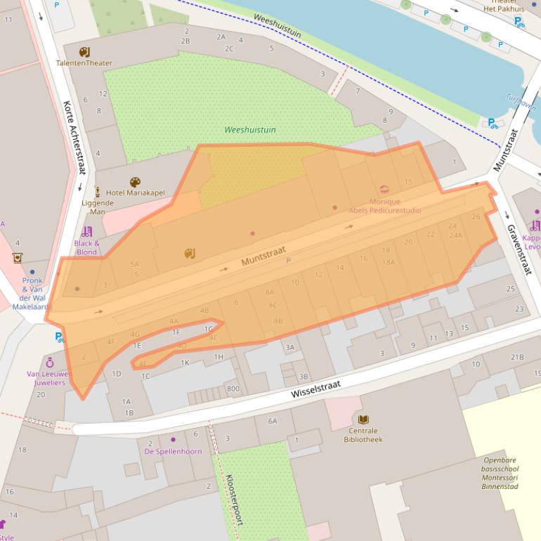 Kaart van postcodegebied 1621GB.