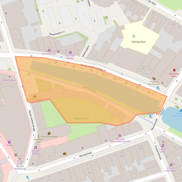 Kaart van postcodegebied 1621GE.