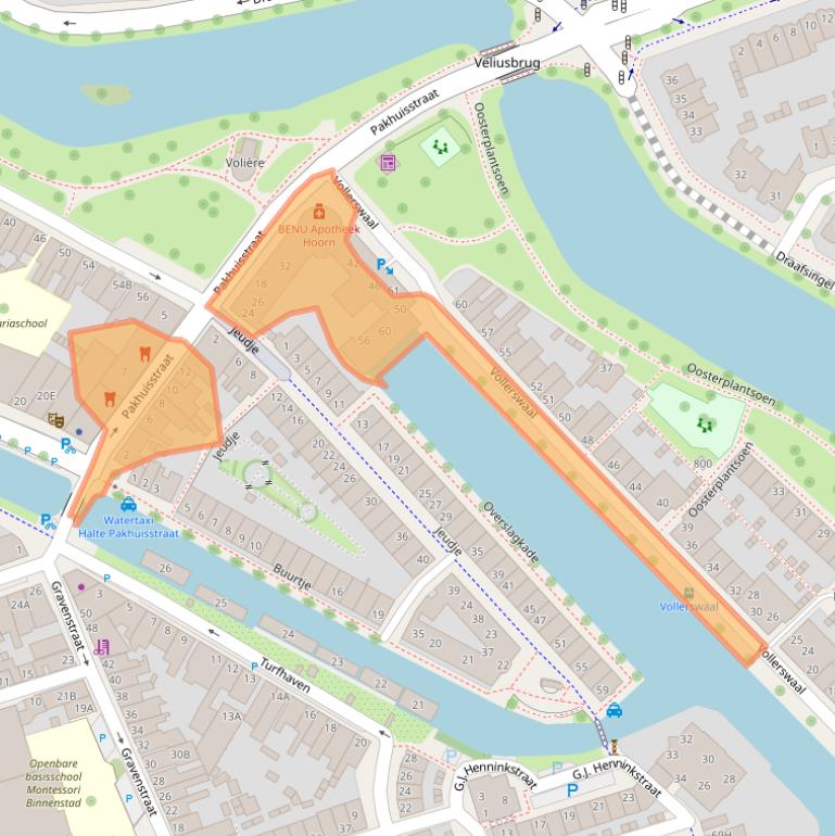 Kaart van postcodegebied 1621GL.