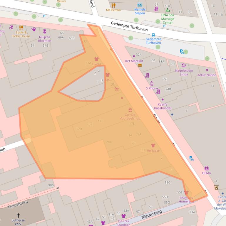 Kaart van postcodegebied 1621HA.