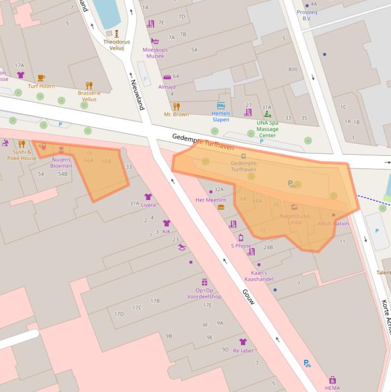 Kaart van postcodegebied 1621HH.