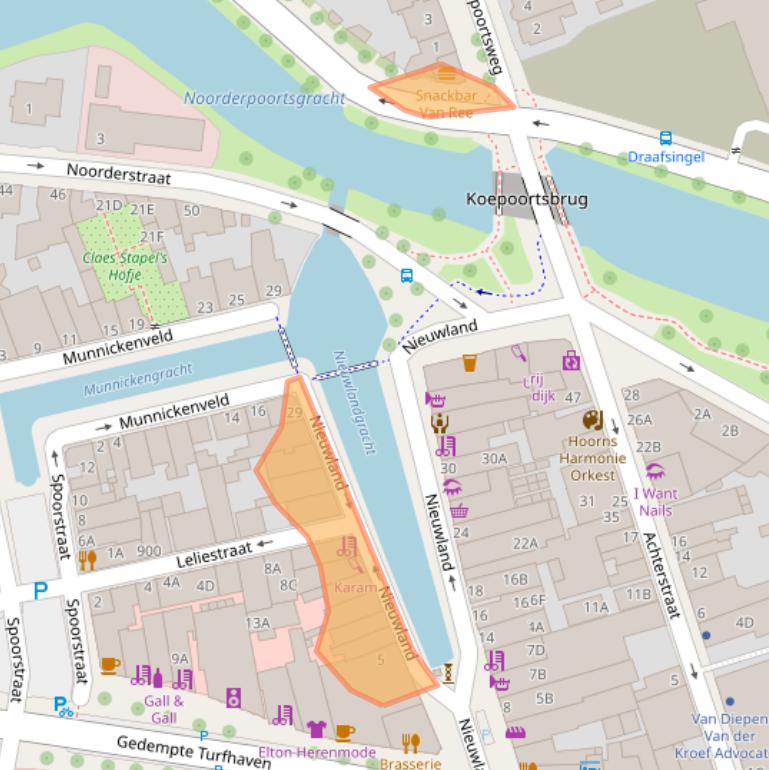 Kaart van postcodegebied 1621HJ.