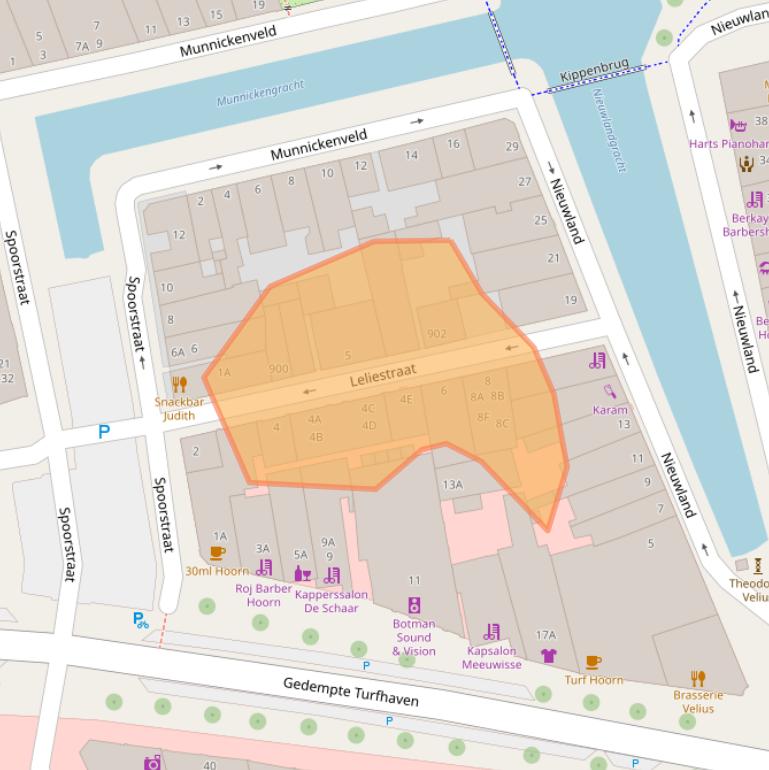 Kaart van postcodegebied 1621HL.