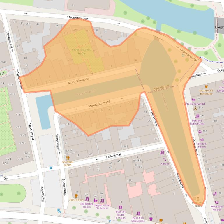 Kaart van postcodegebied 1621HM.