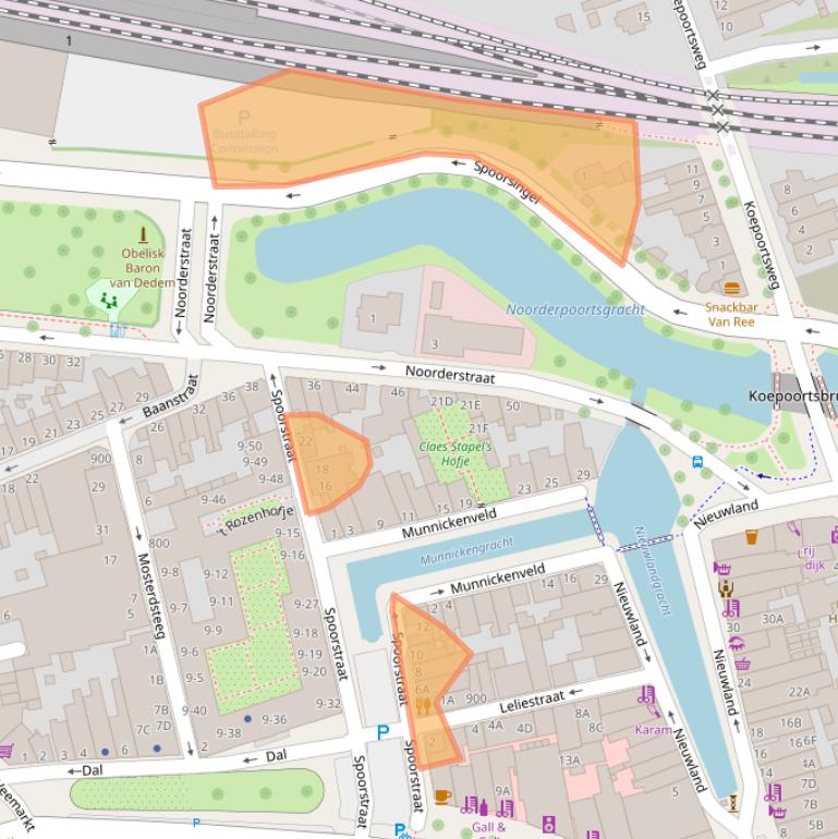 Kaart van postcodegebied 1621HN.