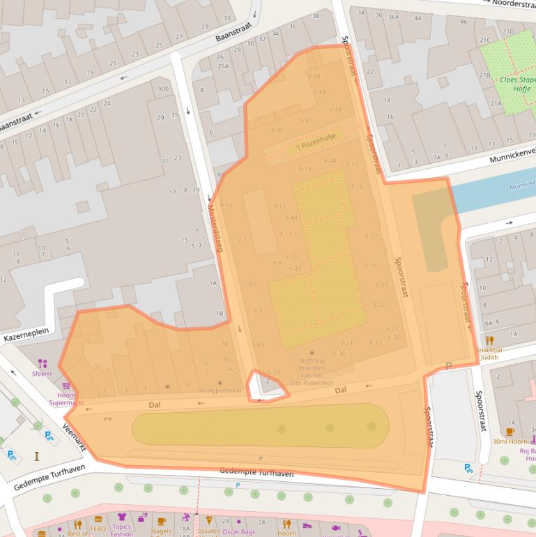 Kaart van postcodegebied 1621HP.