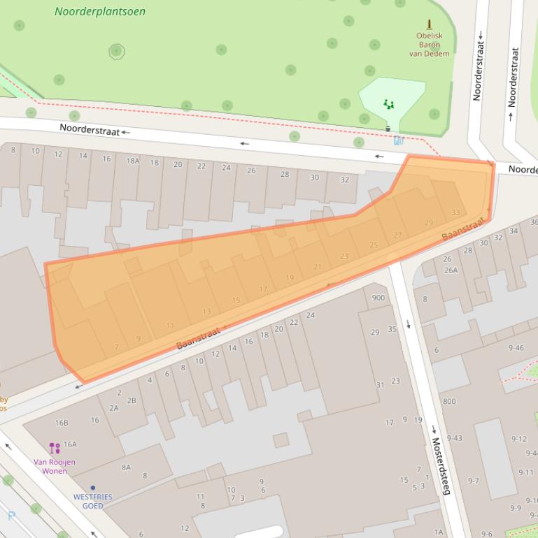 Kaart van postcodegebied 1621HS.