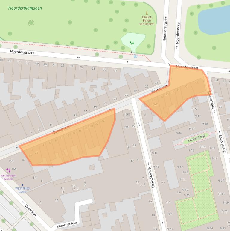 Kaart van postcodegebied 1621HT.