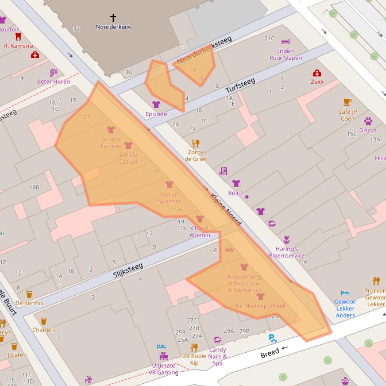 Kaart van postcodegebied 1621JD.