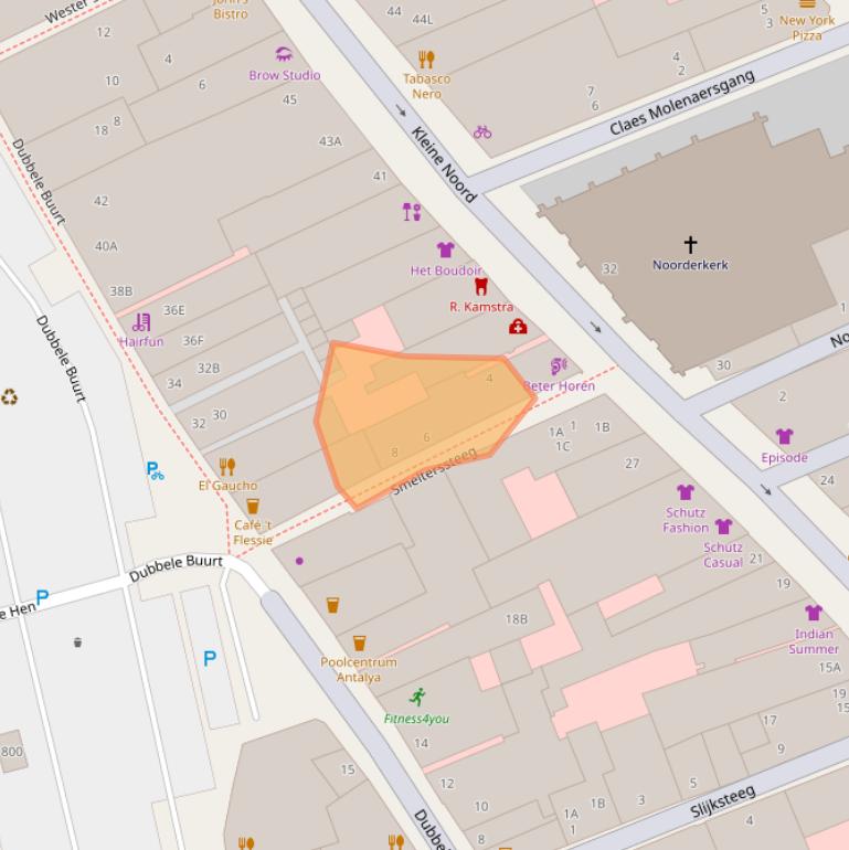 Kaart van postcodegebied 1621JP.