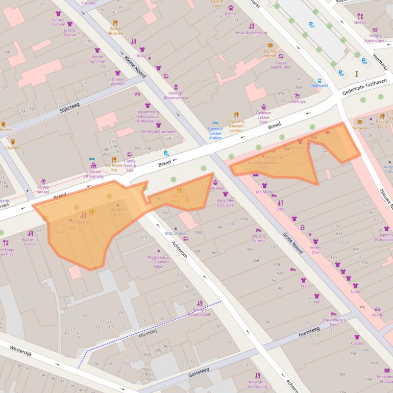 Kaart van postcodegebied 1621KC.