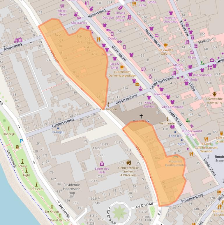 Kaart van postcodegebied 1621KV.